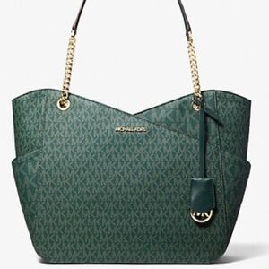 Michael Kors: Jet Set Large Logo Shoulder Bag